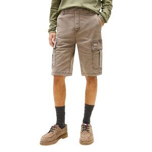 Tommy Hilfiger Jeans Beige Recycled Cotton Cargo Men's Shorts
